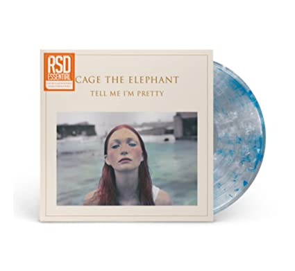Cage the Elephant Tell Me I'm Pretty (Limited Edition, Clear with White And Blue Swirls Colored Vinyl) - Vinyl-Music History
