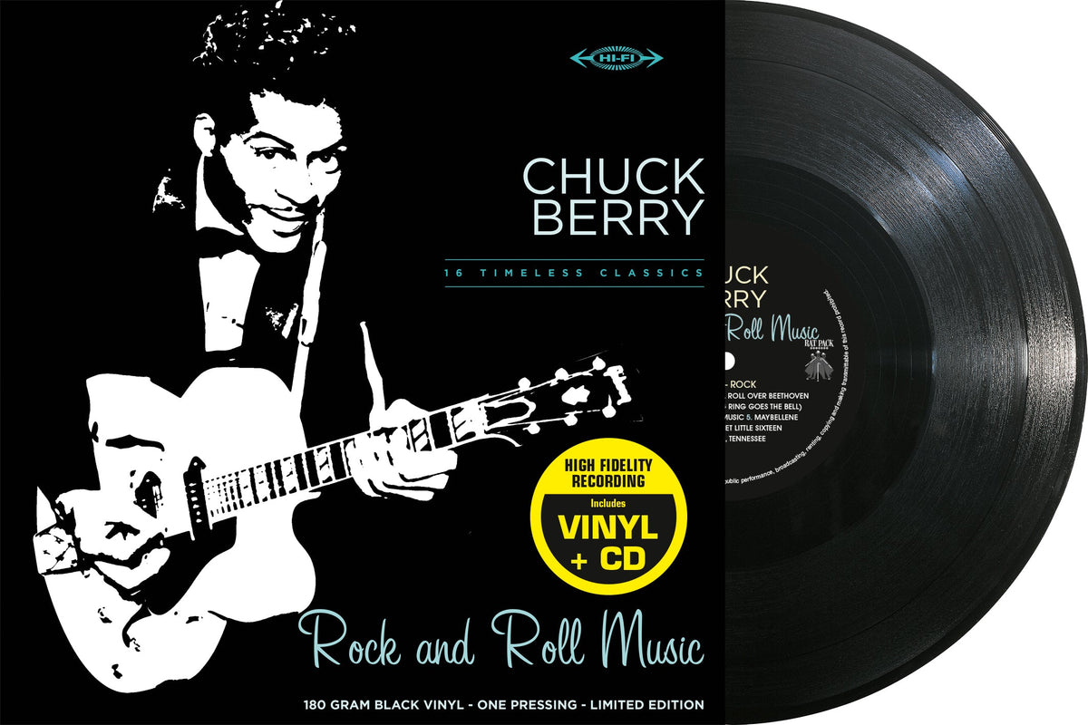 Chuck Berry 33 Tours - Rock And Roll Music (Black Vinyl + CD) - Vinyl-Music History