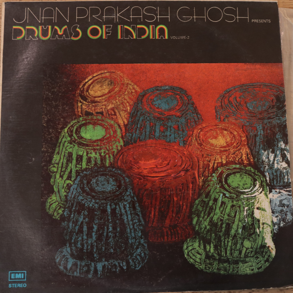 Jnan Prakash Ghosh - Presents Drums Of India Volume 2 (Indian Pressing) ( (Used Vinyl - VG+) BF Marketplace-Music History