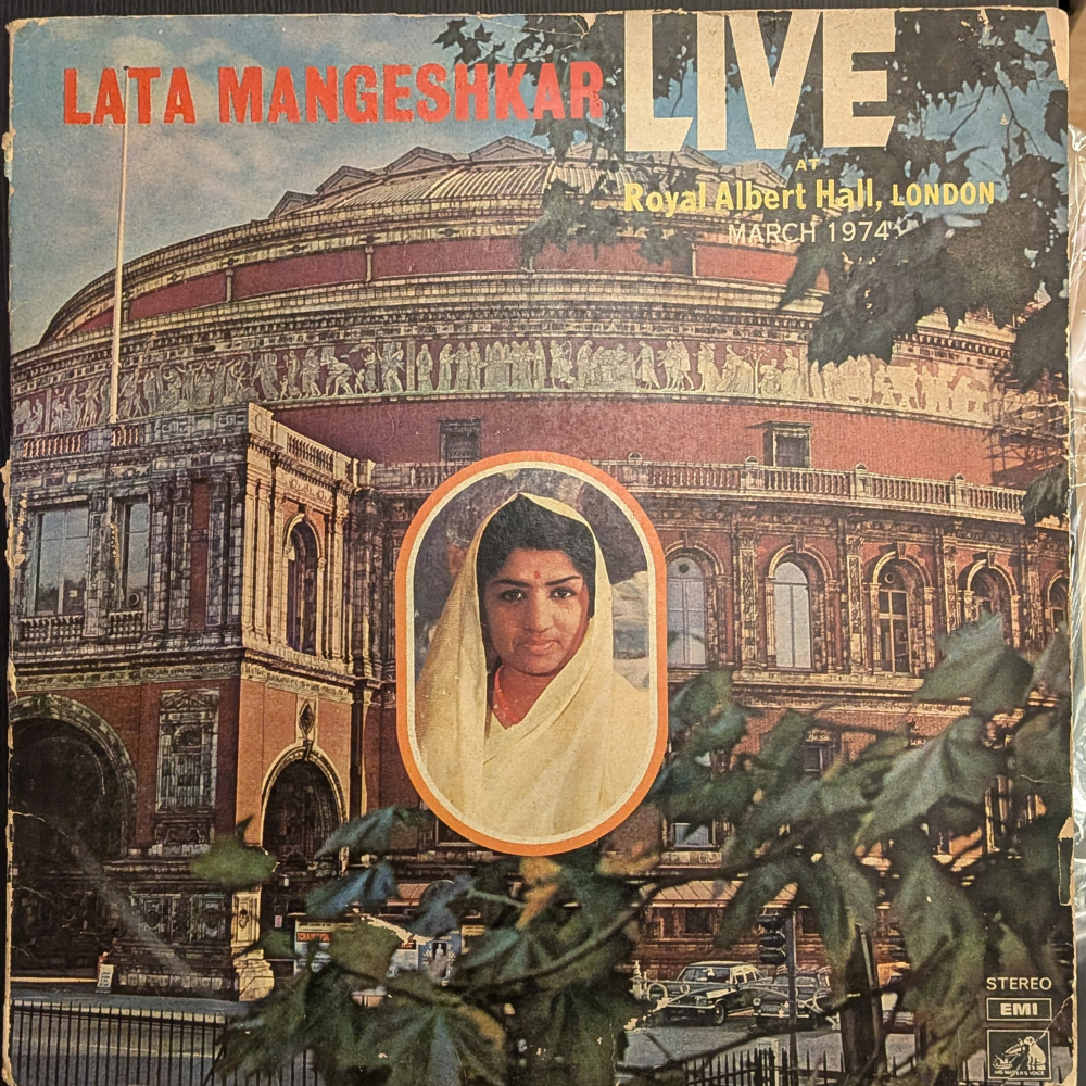 Lata Mangeshkar – Live At Royal Albert Hall, London (March 1974) (Used Vinyl - VG) NJ Marketplace-Music History