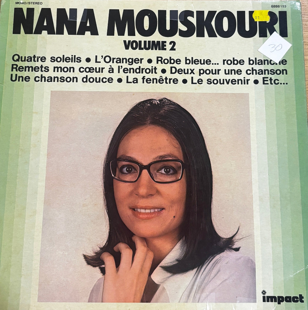 Nana Mouskouri - Nana Mouskouri Volume 2 ( (Used Vinyl - VG+) VJ Marketplace-Music History