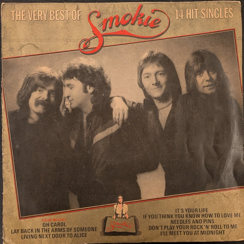 Smokie - The Very Best Of Smokie (Indian Pessing) ( (Used Vinyl - VG) NJ Marketplace-Music History