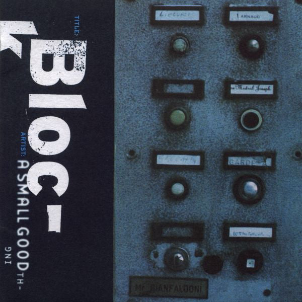 Small Good Thing, A - Block (CD) |-Music History