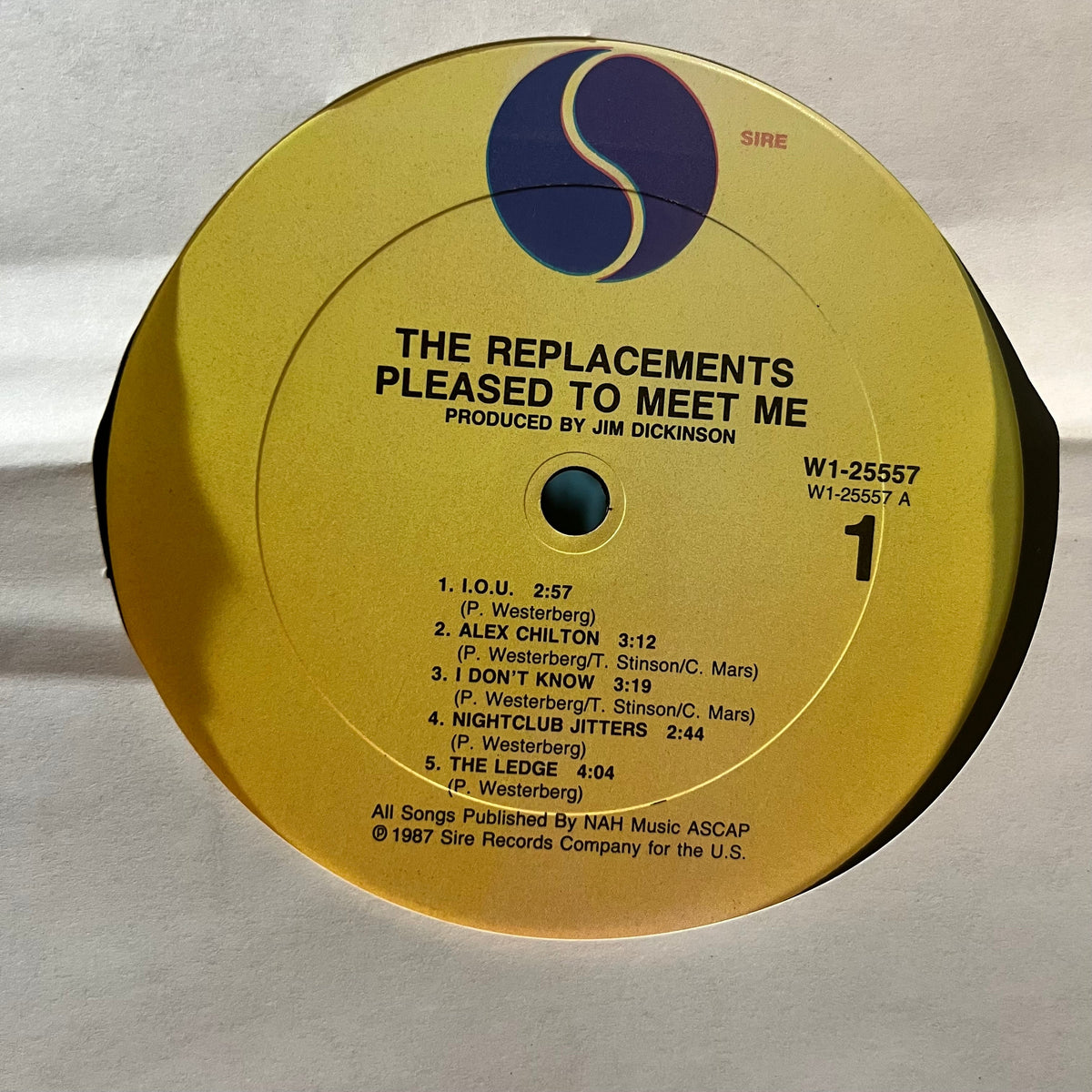 The Replacements - Pleased To Meet Me (VINYL LP SIRE 9 25557-1 1987) | Near Mint (NM or M-) Very Good Plus (VG+)-Music History