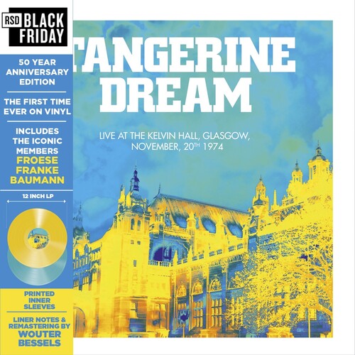 Tangerine Dream - Live at the Kelvin Hall, Glasgow 1974: 50 Anniversary (RSD BLACK FRIDAY) | Mint (M)-Music History