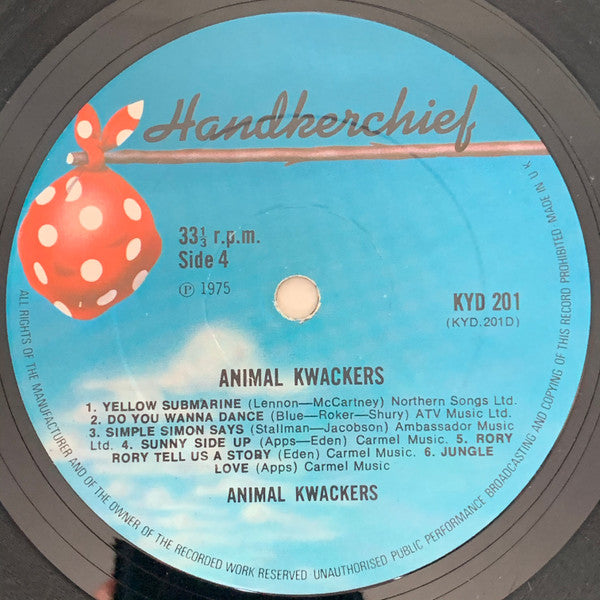 Animal Kwackers - Animal Kwackers | Near Mint (NM) Near Mint (NM)-Music History