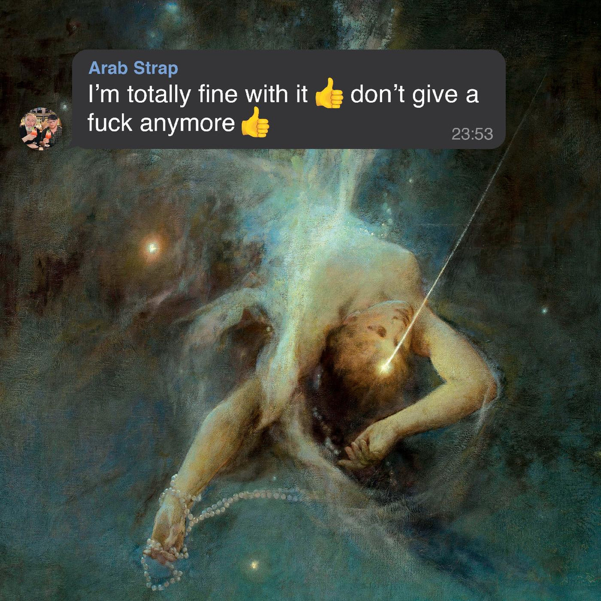 Arab Strap I'M Totally Fine With It Don'T Give A Fuck Anymore (Indie Exclusive "Emoji" Yellow Vinyl) - Vinyl-Music History