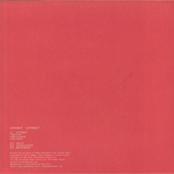 Automat | Mint (M) Mint (M)-Music History