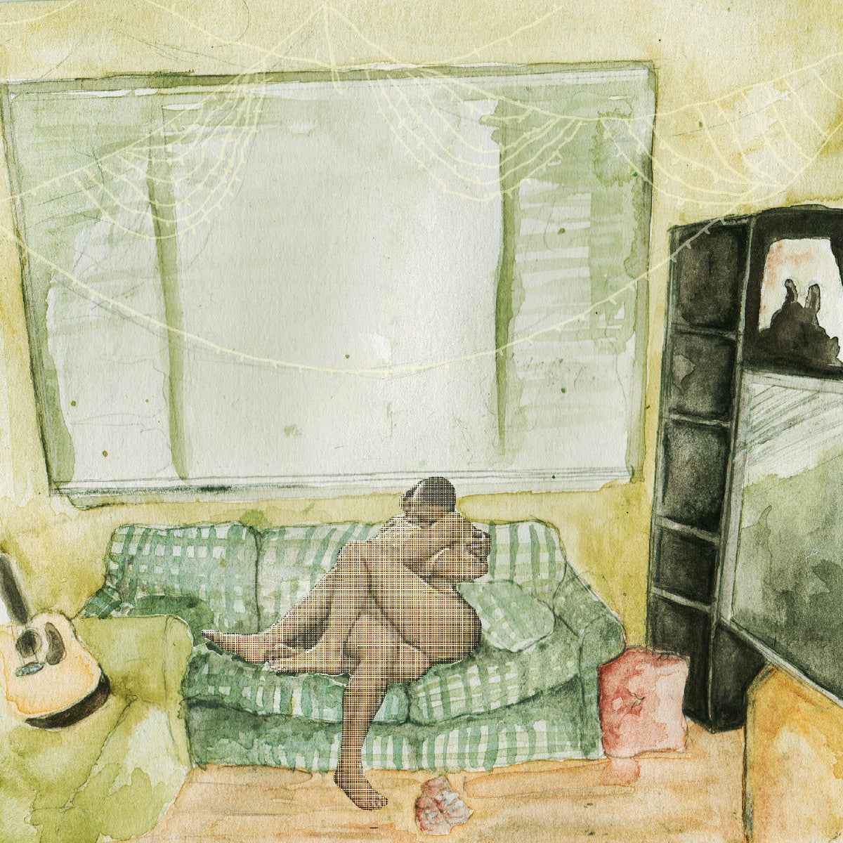 Awakebutstillinbed What People Call Low Self-Esteem Is Really Just Seeing Yourself The Way That Other People See You (Forest Green & Sea Glass Split Vinyl) - Vinyl-Music History