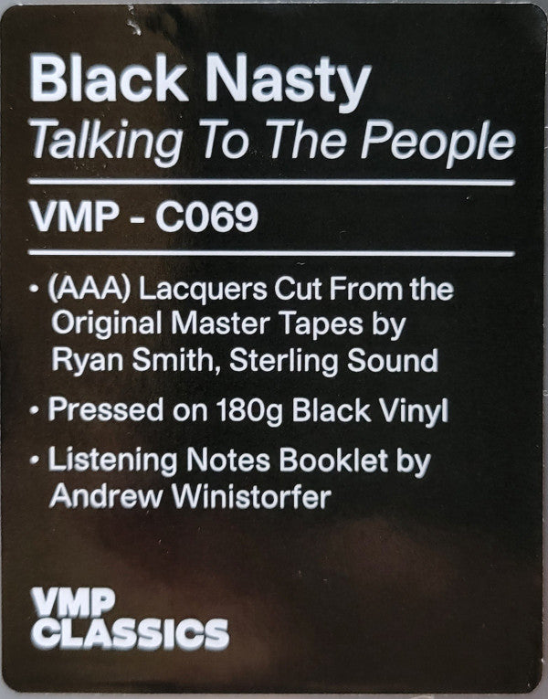 Black Nasty - Talking To The People | Mint (M) Mint (M)-Music History