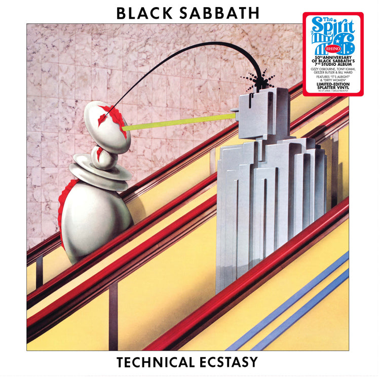 Black Sabbath Technical Ecstasy (Spirit Of '76, Brick & Mortar Exclusive) (Clear With Green/Black Splatter Colored Vinyl) - Vinyl-Music History
