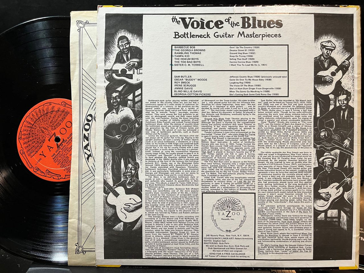 Various - The Voice Of The Blues: Bottleneck Guitar Masterpieces (VINYL) | Near Mint (NM or M-) Excellent (EX)-Music History