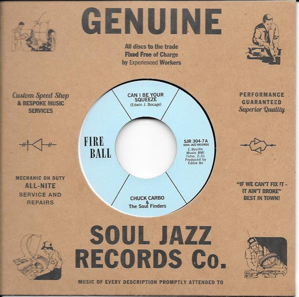 Chuck Carbo & The Soul Finders (2) - Can I Be Your Squeeze / Take Care Your Homework Friend | Mint (M) Mint (M)-Music History
