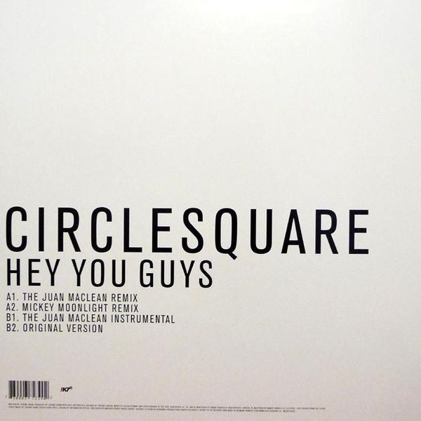 Circlesquare - Hey You Guys | Mint (M) Mint (M)--Music History