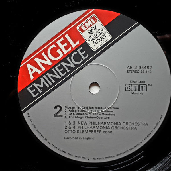 Wolfgang Amadeus Mozart - Six Overtures / Masonic Funeral Music / Adagio And Fuge In C Minor (vinyl) | Near Mint (NM) Near Mint (NM)-Music History