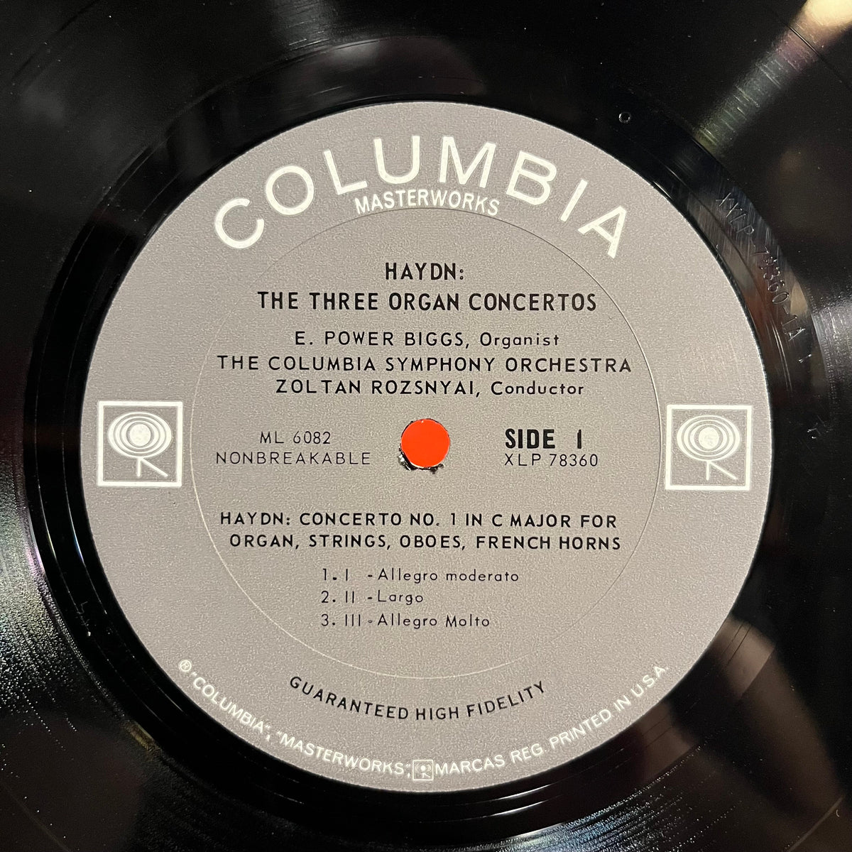 Joseph Haydn - The Three Organ Concertos *SHRINK* | Near Mint (NM) Near Mint (NM)-Music History