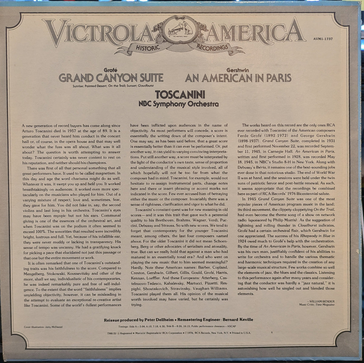 George Gershwin - An American In Paris / Grand Canyon Suite | Near Mint (NM) Near Mint (NM)-Music History