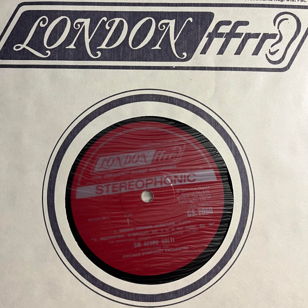 Ludwig Van Beethoven - Symphony No. 4 In B Flat Major · Oberon Overture *SHRINK* | Near Mint (NM) Near Mint (NM)-Music History