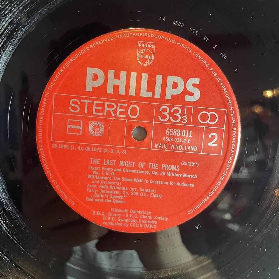Sir Colin Davis - At The Last Night Of The Proms | Near Mint (NM) Very Good Plus (VG+)-Music History