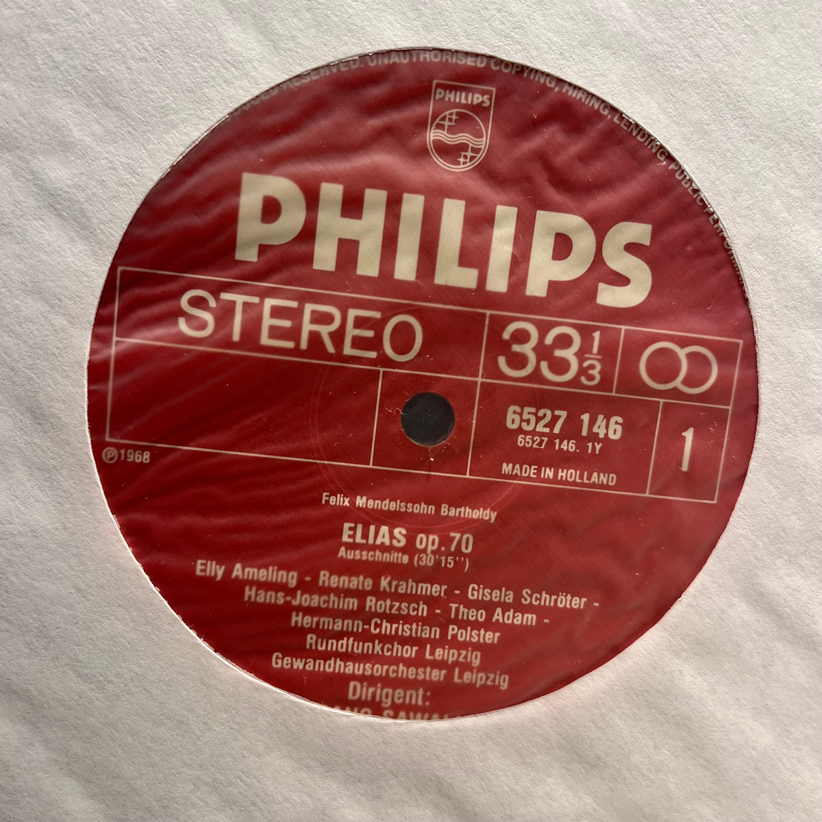 Felix Mendelssohn-Bartholdy - Elias | Near Mint (NM) Near Mint (NM)-Music History