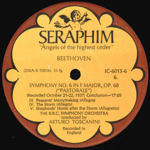 Arturo Toscanini - Beethoven: Symphonies Nos. 1, 4 & 6 ("Pastorale") *BOX* | Near Mint (NM) Excellent (EX)-Music History