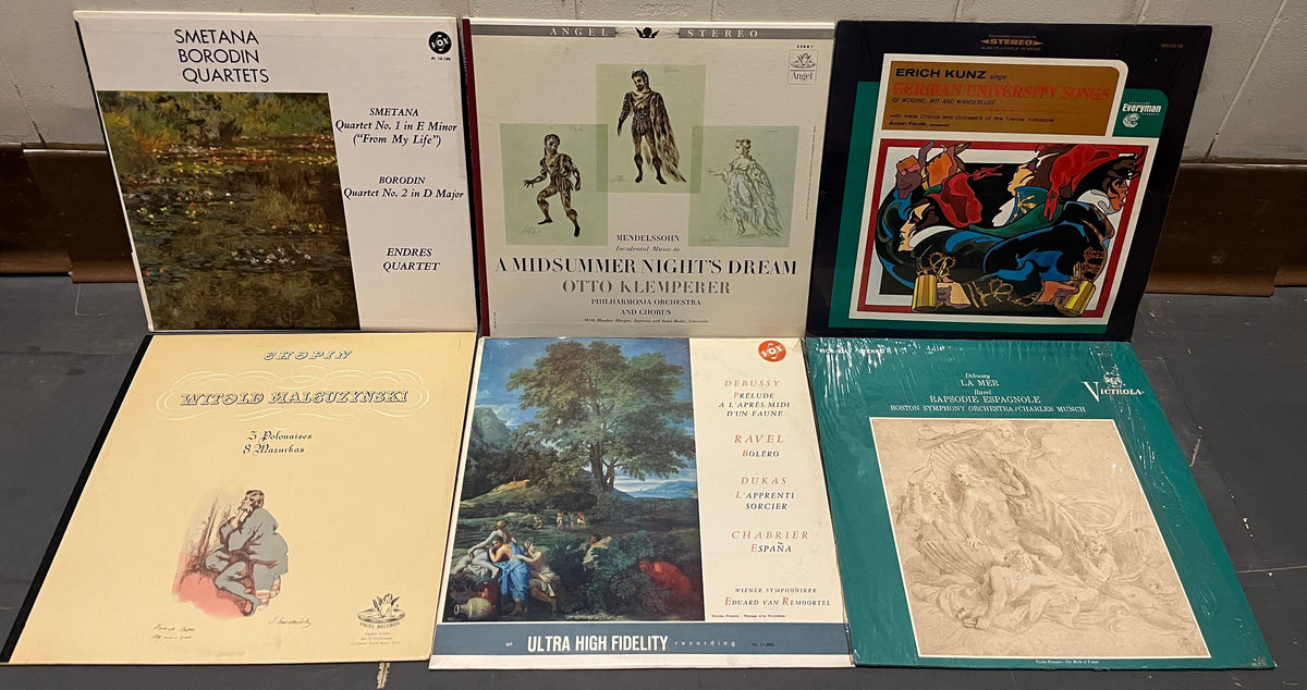Va - 6 CLASSICAL VINYL RECORD LPS / ALL EX+ TO NM (LIKE NEW) | Near Mint (NM or M-) Near Mint (NM)-Music History