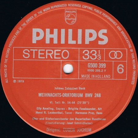 Johann Sebastian Bach - Weihnachts-Oratorium | Near Mint (NM) Near Mint (NM)-Music History