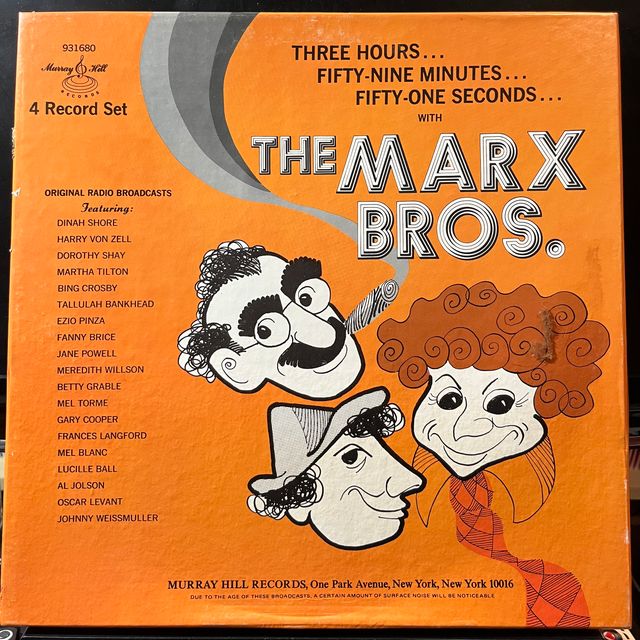 The Marx Brothers - Three Hours... Fifty-Nine Minutes... Fifty-One Seconds... With The Marx Brothers (4xVINYL BOX) | Near Mint (NM) Very Good (VG)-Music History