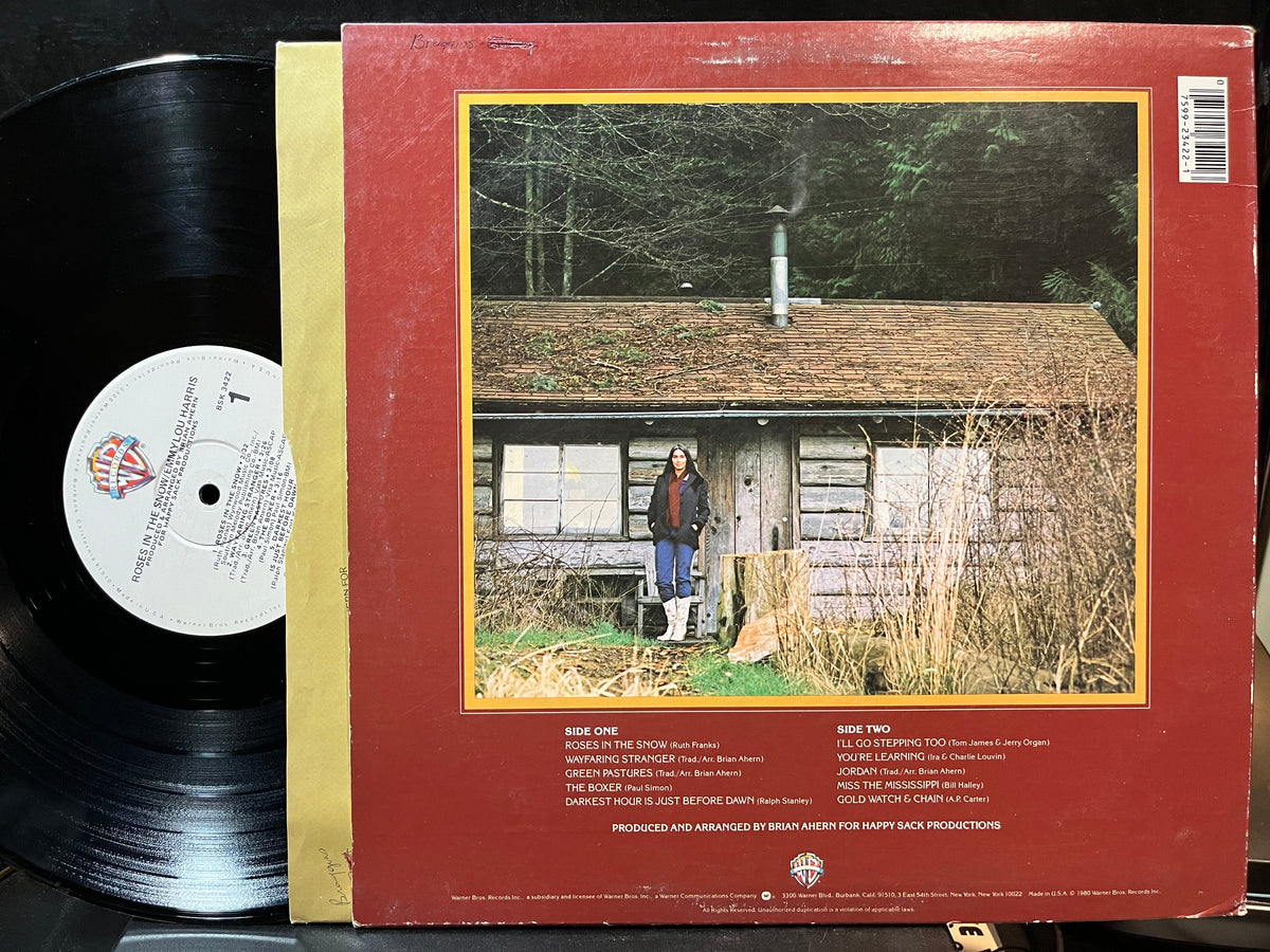Emmylou Harris - Roses In The Snow (VINYL LP WARNER BROS. BSK 3422 1980) | Near Mint- (NM-) Excellent (EX)-Music History