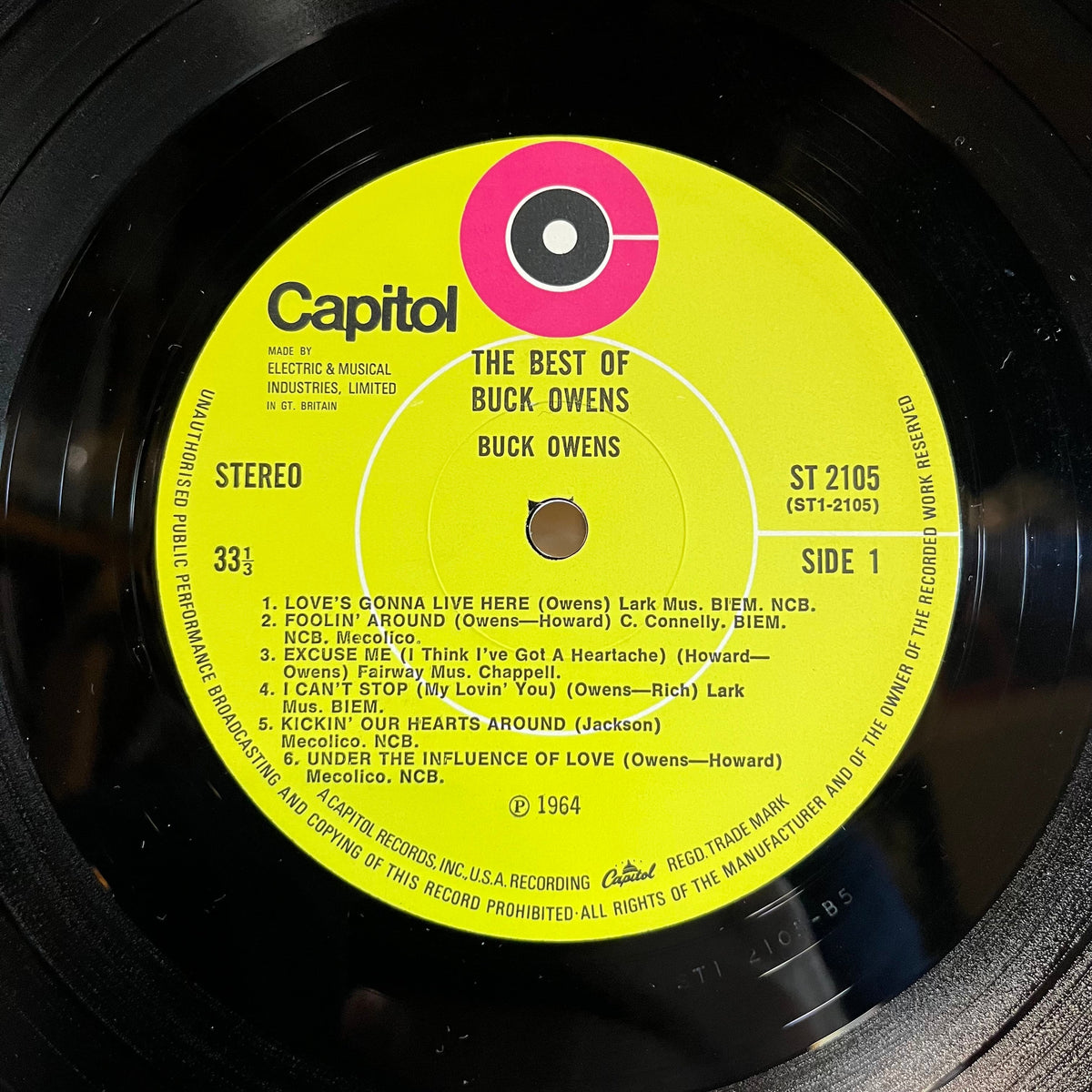 Buck Owens - The Best Of Buck Owens (UK VINYL) | Near Mint (NM) Near Mint (NM)-Music History