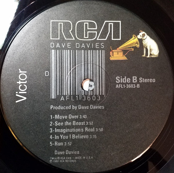Dave Davies - AFL1-3603 | Near Mint (NM) Near Mint (NM)-Music History