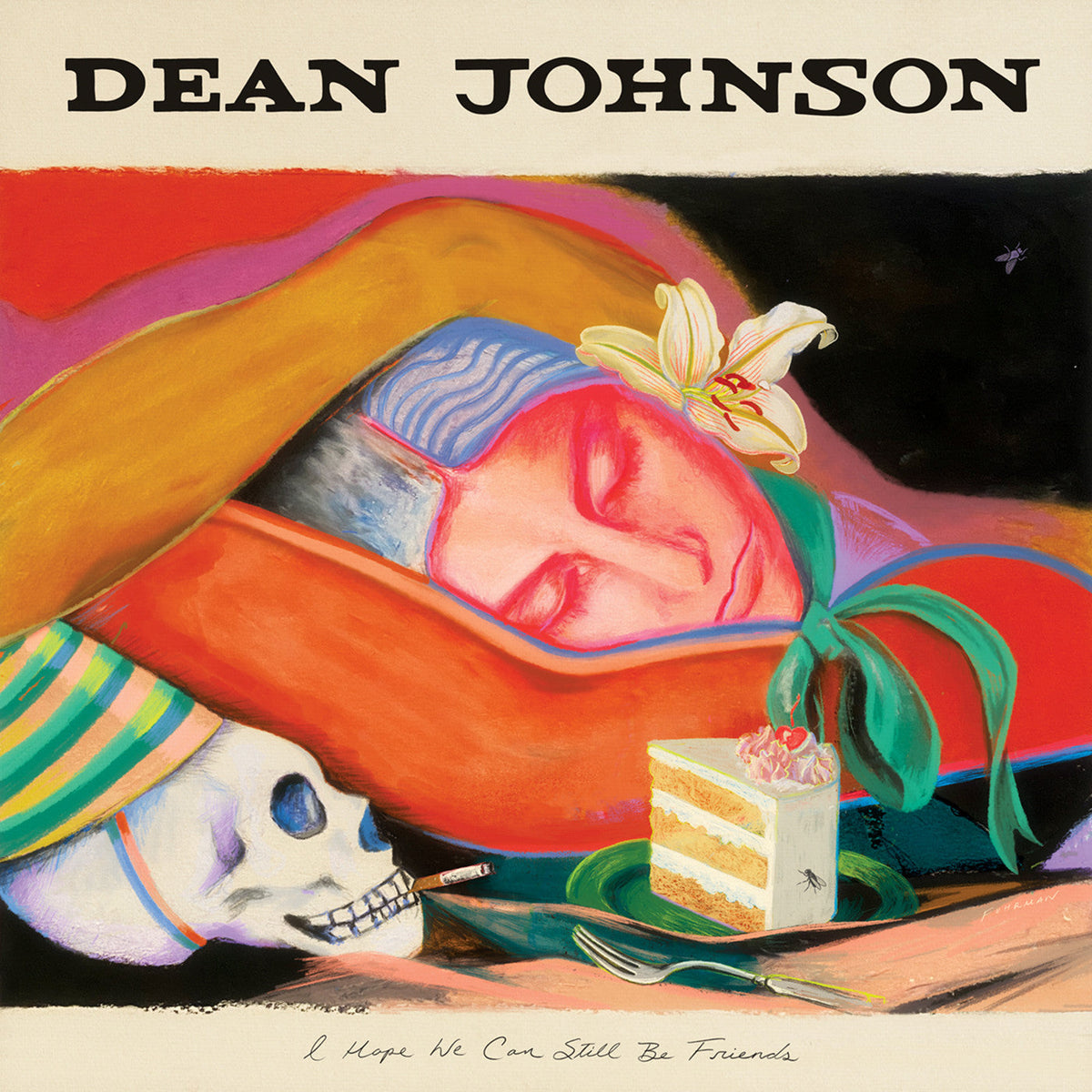 Dean Johnson I Hope We Can Still Be Friends (Indie Exclusive Tri-Color "Sunset Cream Cake" Vinyl) - Vinyl-Music History