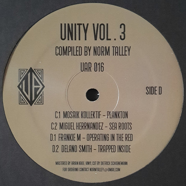 Various - Unity Vol. 3 (2x VINYL) |-Music History
