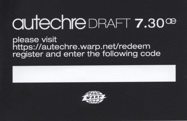 Autechre - Draft 7.30 | Mint (M) Mint (M)-Music History