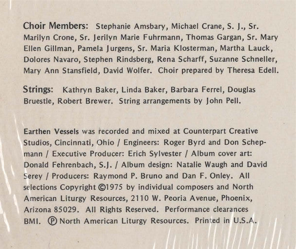 St. Louis Jesuits - Earthen Vessels | Near Mint (NM) Near Mint (NM)-Music History
