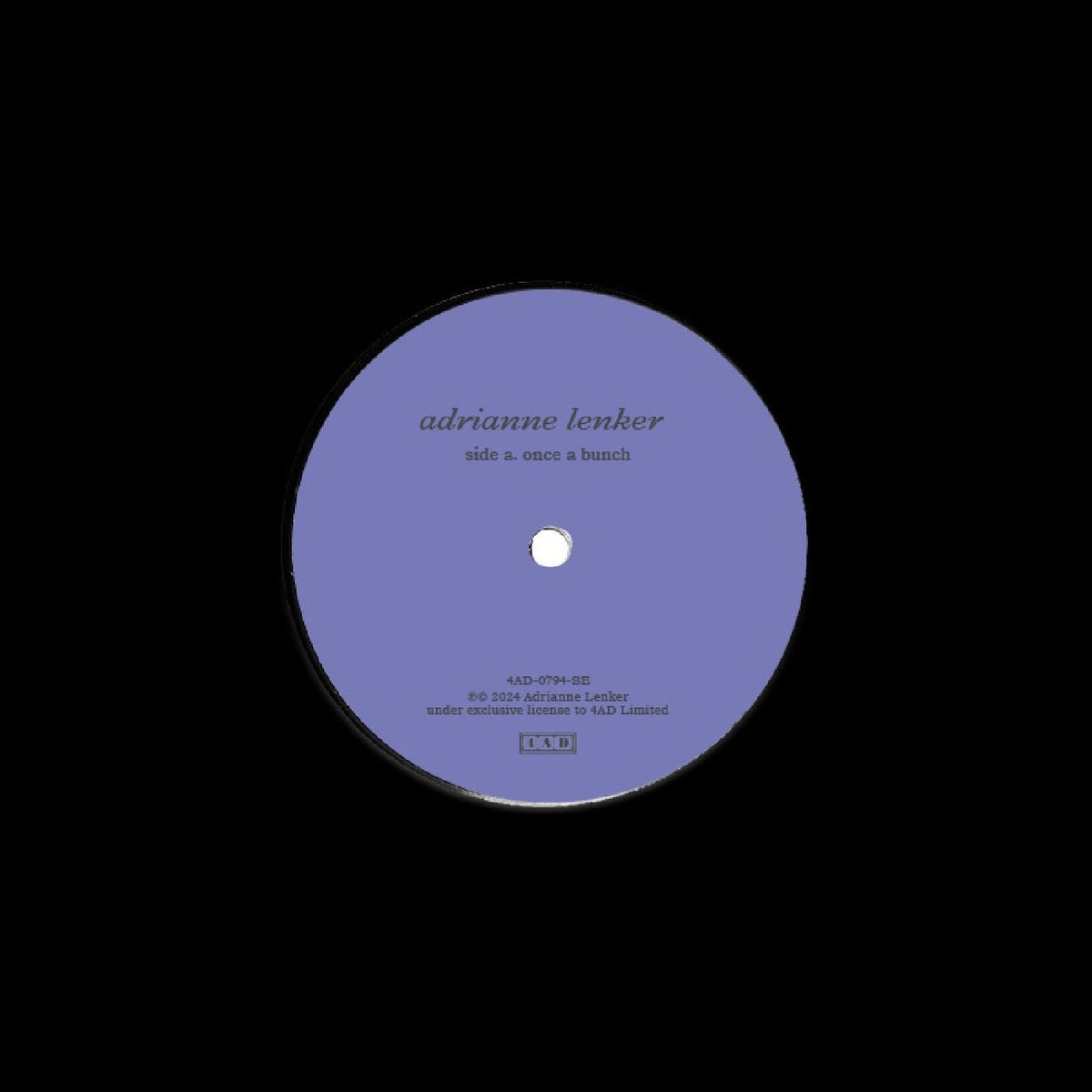 Adrianne Lenker - Once A Bunch / Who Can Say (IEX: 7" VINYL) | Mint (M) Mint (M)-Music History