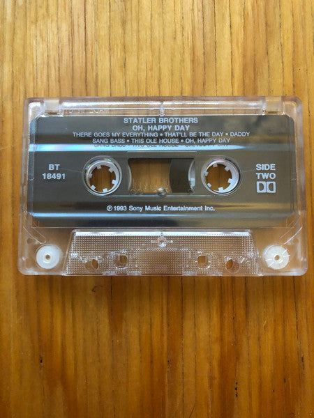 The Statler Brothers - Oh, Happy Day (CASSETTE) | Mint (M) Mint (M)-Music History