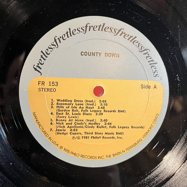 County Down - County Down (VINYL) *SIGNED* | Excellent+ (EX+) Excellent (EX)-Music History
