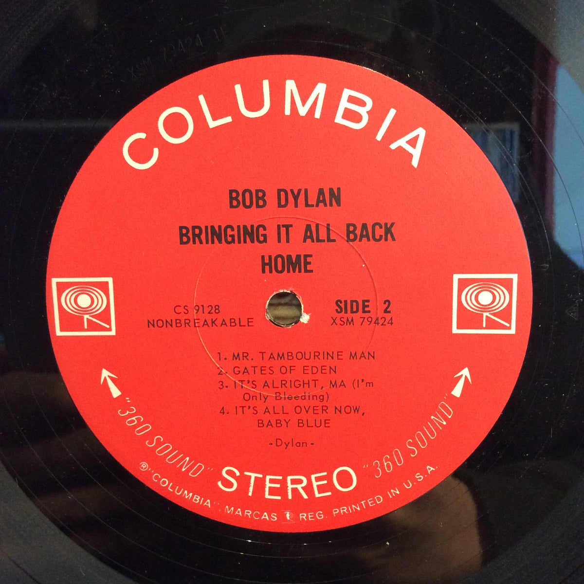Bob Dylan - Bringing It All Back Home (VINYL) | Excellent (EX) Very Good Plus (VG+)-Music History