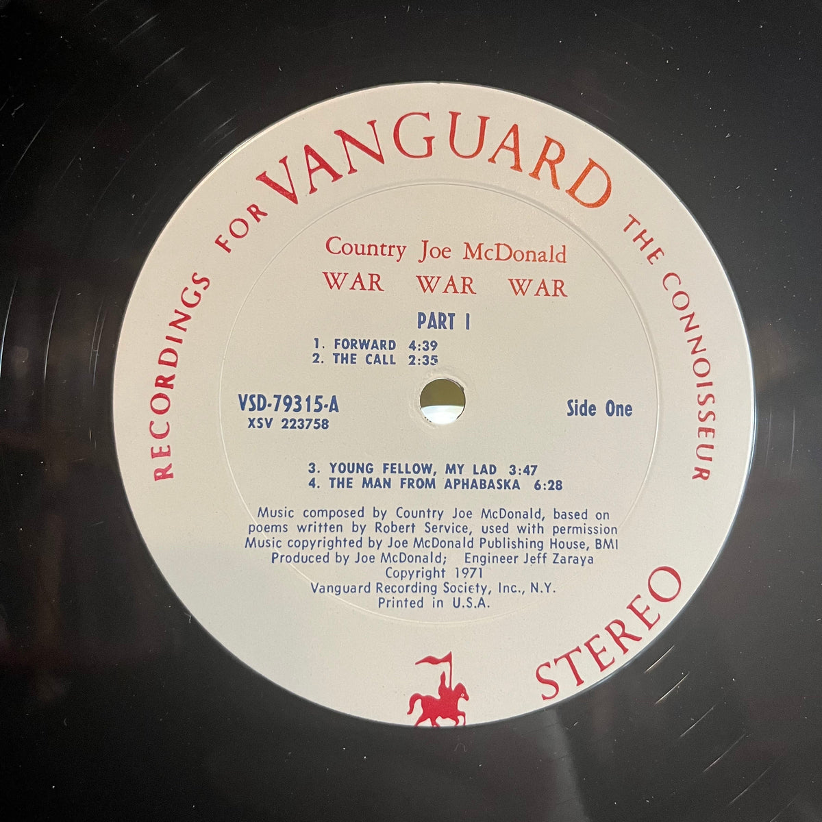 Country Joe McDonald - War War War (VINYL) | Near Mint- (NM-) Excellent+ (EX+)-Music History