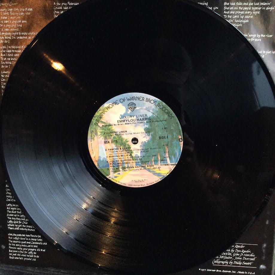 Emmylou Harris - Luxury Liner (VINYL) | Near Mint (NM) Near Mint (NM)-Music History