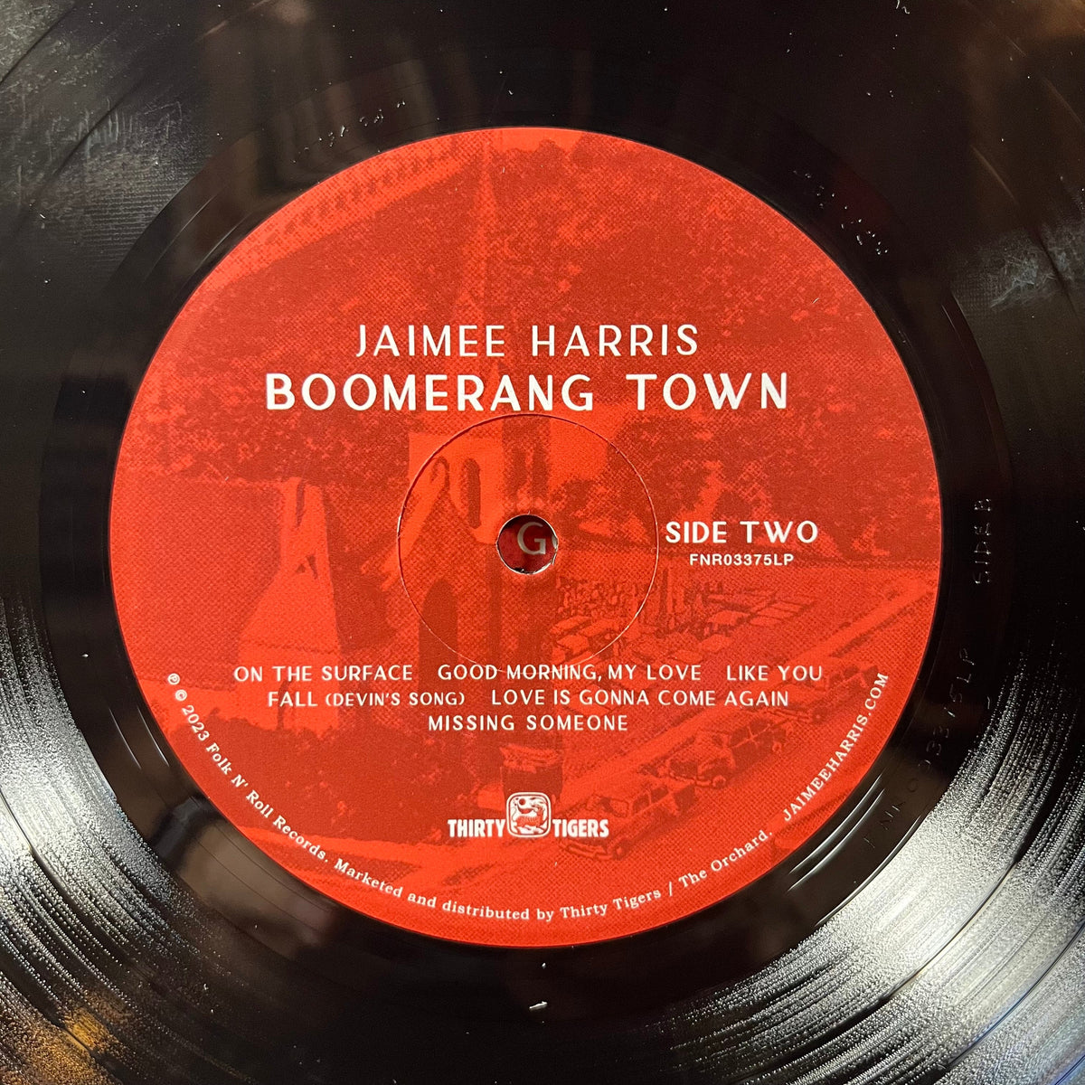 Jaimee Harris - Boomerang Town *SIGNED*(VINYL) | Near Mint (NM) Mint (M)-Music History