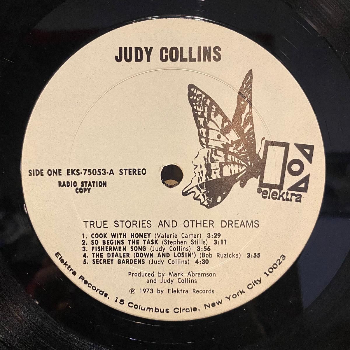 Judy Collins - True Stories *PROMO* | Near Mint (NM) Excellent (EX)-Music History