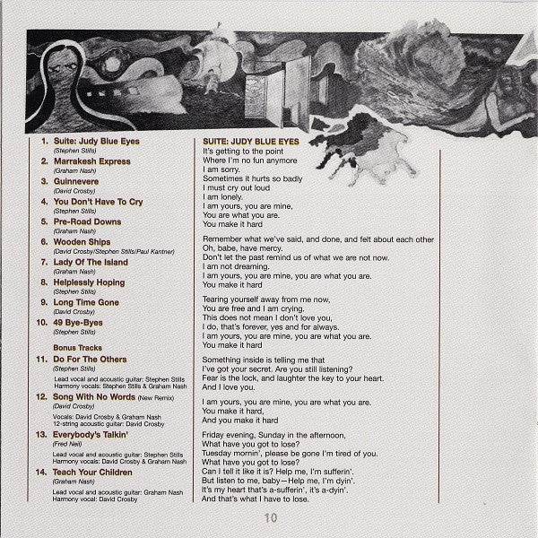 Crosby, Stills & Nash - Crosby, Stills & Nash (CD) | Near Mint (NM) Near Mint (NM)-Music History