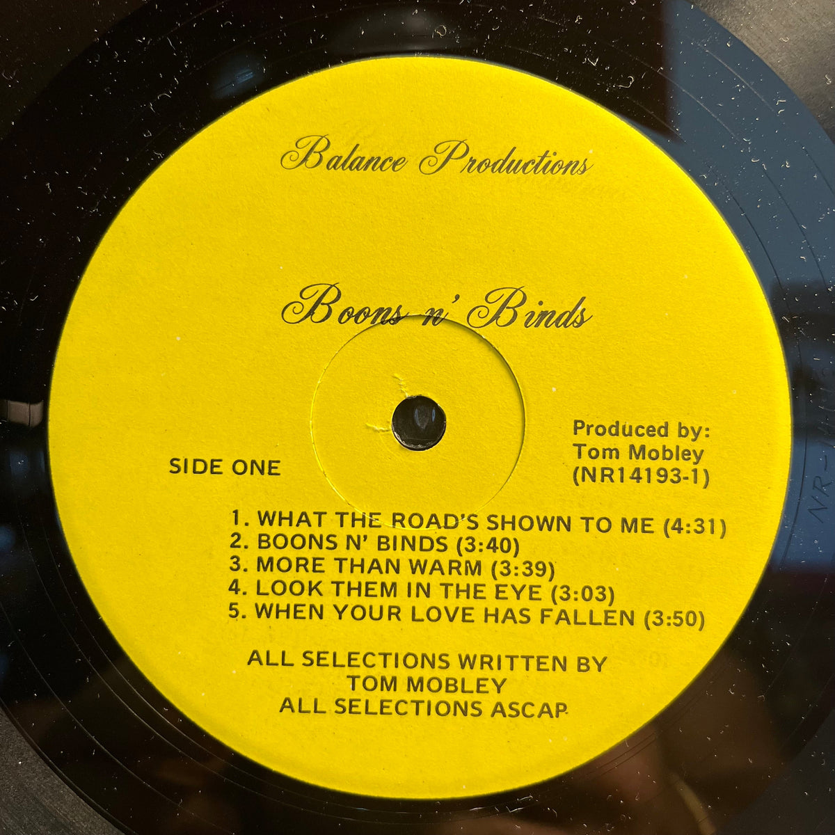 Tom Mobley - Boons n' Binds *SHRINK* | Near Mint (NM) Near Mint (NM)-Music History