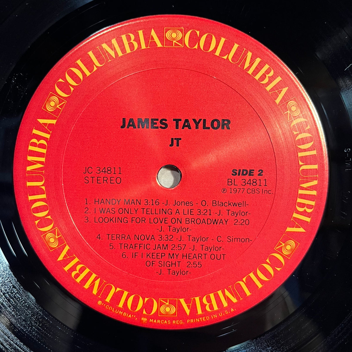 James Taylor (2) - JT *SANTA MARIA* | Near Mint (NM) Near Mint (NM)-Music History