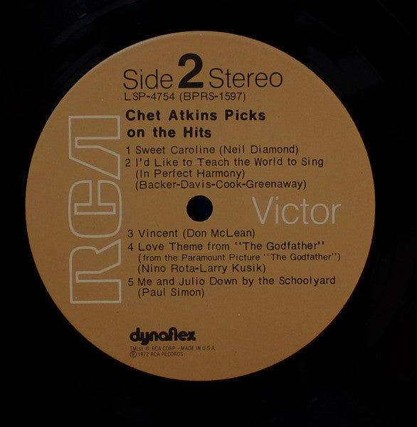 Chet Atkins - Picks On The Hits | Near Mint (NM) Excellent (EX)-Music History