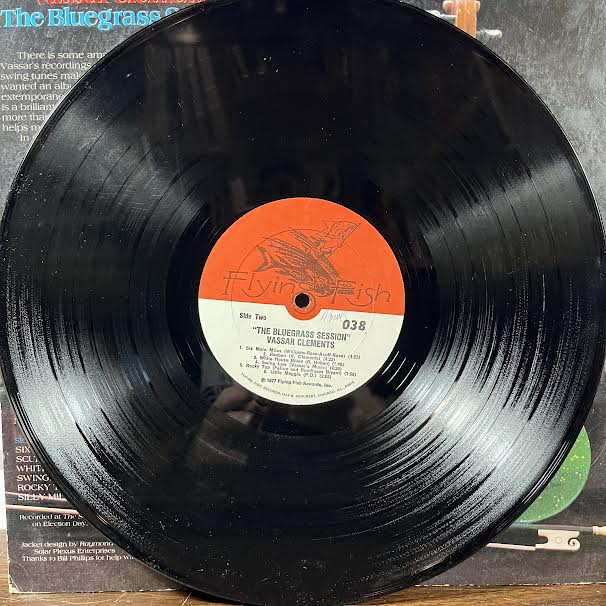 Vassar Clements - The Bluegrass Session (VINYL) | Excellent (EX)-Music History