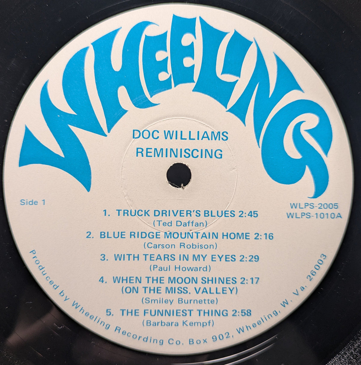 Doc Williams - Reminiscing (VINYL) | Very Good (VG) Very Good Plus (VG+)-Music History
