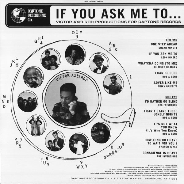 Victor Axelrod - If You Ask Me To... (Victor Axelrod Productions For Daptone Records) | Mint (M) Mint (M)-Music History